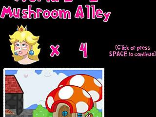 Peach’s untold story in a Mario-style hentai game