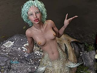 Mermaid cosplay in a rough and intense blowjob scene in Shadows 22