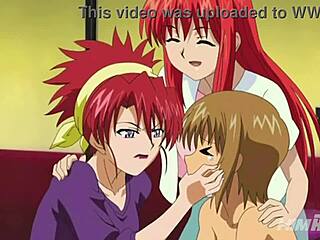 I have sex with my stepmother and stepsister in this hentai video