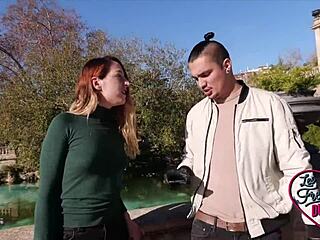 Young European woman Liz in hot scene