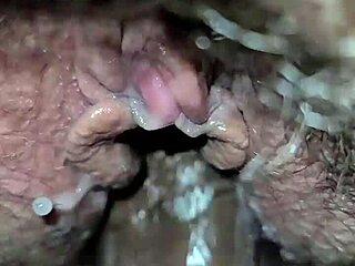 Creamed Asian pussy double creampie porn video