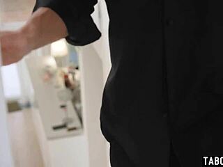Petite brunette Alejandra Rico takes a big cock