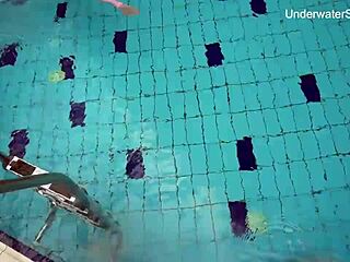 Simona’s hot and sensual scene in the public swimming pool of Zagreb, Croatia