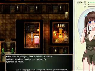 Emma's alchemist debt repayment continues in this hentai game