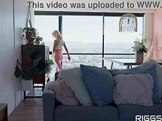 Two hot blondes giving blow jobs and eating out until they are satisfied