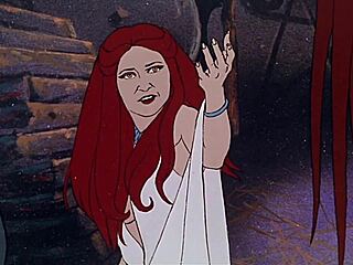 Hot brunette's wild erotic escapades in fantasy anime world