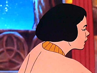 Hot brunette's wild erotic escapades in fantasy anime world