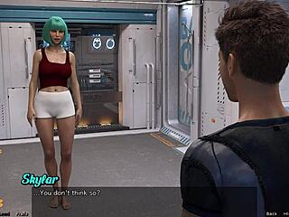 3D cartoon with a hot big tits doctor and a wild scene with a blowbang