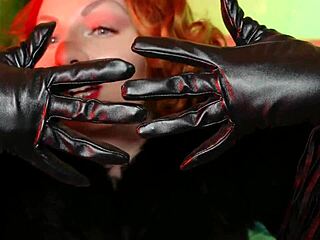 Kinky latex gloves and domination in a fetish video