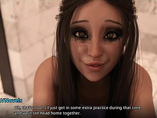 Beautiful brunette gets a big ass spanking in this erotic cartoon