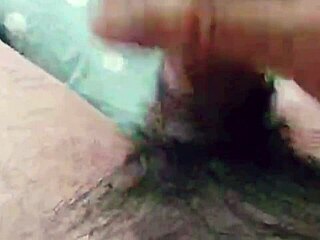 Close up of a big cock with a hairless fetish getting a handjob and cumming