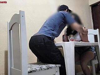 A young couple’s naughty interlude in a bar becomes more and more explicit