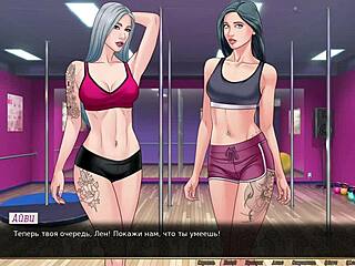 Our red string part 40: a cartoon-style adult video