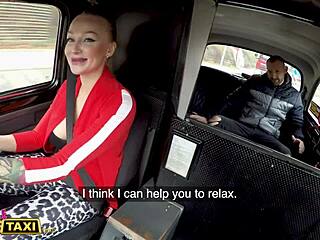 Hot blonde gets creampied in a wild backseat sex adventure