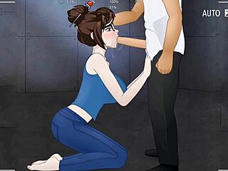 Deepthroat 7: A PC game with uncensored anime-style gameplay