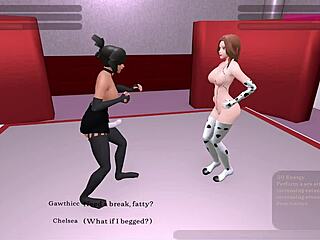 Kinky fight club: Gawthicc vs Chelsea - a combination of fighting and dancing