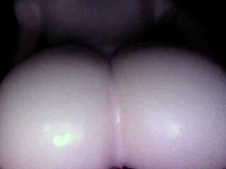 Beautiful shemale rides her sex toy to new heights in a night time adventure