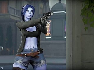 Overwatch - Widowmaker compilation with some ass fucking and anal sex scenes