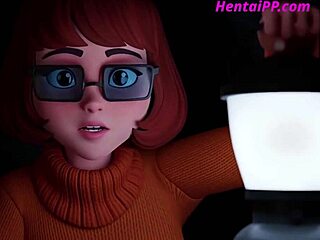 Ghost cocks for Velma in cartoon porn
