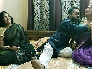Hot Indian bhabhi swaps wives for wild anal sex session