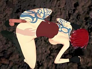 3D adult movie with tattooed Lilith in sexual experience