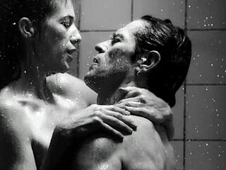Free free porn with a hot couple having sex in the bathroom