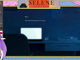 Selene's sexy Vtuber debut in the anime-hot series, Orgasmic Game