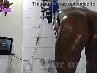 Hot shower with my stepmother in law in Texas