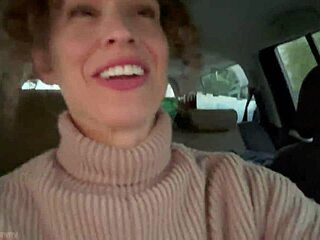Stepmother seduces stepsons in the bathroom of a gas station