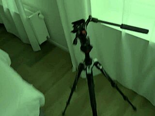 Two girls give a facial and a cumkiss to the camera operator in a hardcore scene
