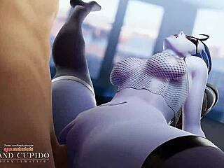 Overwatch: A compilation of animated porn videos with Mercy and Sombra
