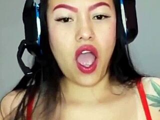 Private video chat with a follower who likes to listen to me moan