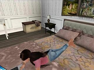 18-year-old girl meets her uncle for the first time in Second Life