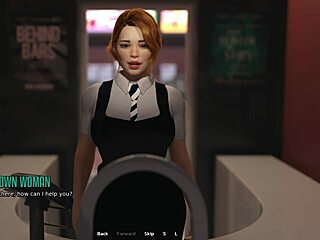 3D animated porn featuring big-boobed stepsis giving head