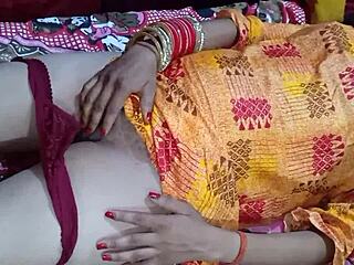 Beautiful bride to be seduces me on her bed and gives me a deep throat kiss