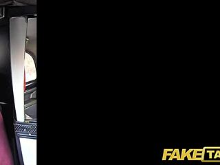 Fake Taxi Voyeur Films Sexy Couple Banging Hard in Backseat