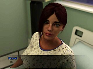 Beautiful MILF gets a hot missionary fuck in a hospital bed