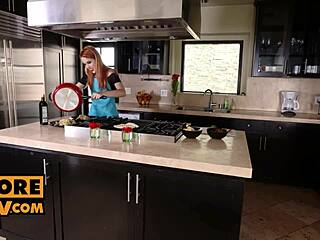 Amarna Miller's hot and steamy POV experience with a European MILF