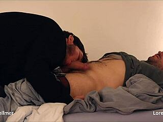 Gay dorm activities: big cock sucking and anal sex