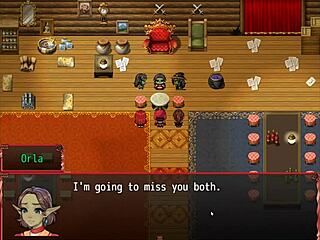 Harem in another world: Goblin Princess' first kiss scene