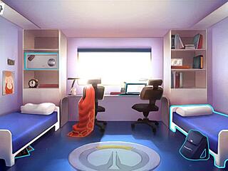 3D animated hentai featuring Overwatch's young heroes in action