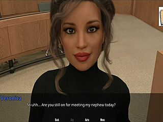 3D adult video with office theme and hot blonde cheerleader