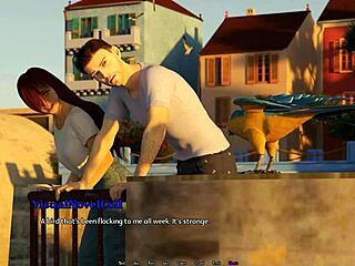 3D cartoon date with shy sexy girl in Matrix Hearts