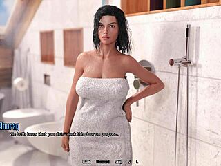 Steamy shower accident leads to wild step-sis blowjob action