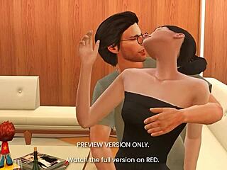 3D animated erotic movie about love affairs after the basketball game