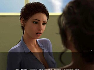 Beautiful 3D animated video with FFM threesome and deepthroat action
