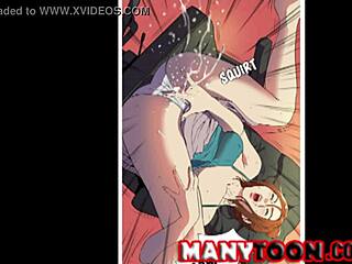 Straight girls try out blowjob techniques in anime porn