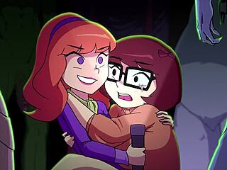 Cartoon porn with gang bang action