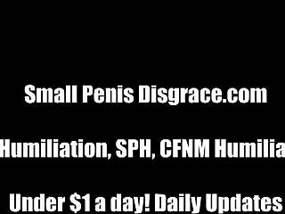 Femdom BDSM video with Mistress and her pathetic little cock