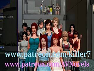 Adult visual novel with family role play